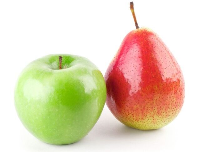 سیب و گلابی برای رژیم دوکان